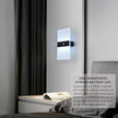 LED Wall Sconces 2Pack,2200mah Battery Operated Magnetic Wireless Wall Lamp, Motion Sensor Modern dimmable Wall Light with Button Switch for Bedroom Living Room Hallway