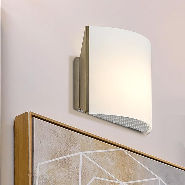 8 inch LED Wall Sconce Lights, Indoor Wall Decro Lighting, 1-Light Wall Light Fixture for Hallway Stairwell Bedroom Living Room Picture Decor Lighting, Support Dimmable