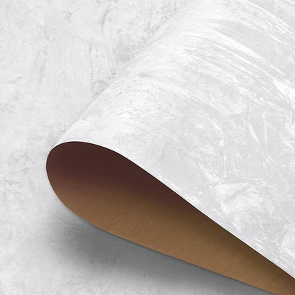 17.5"x317" Velvet Fabric Peel and Stick Wallpaper White Velvet Wallpaper Self Adhesive Felt Drawer Liner for Jewelry Felt Liner Soft Flock Fabric Contact Paper for Accent Wall Paper Cabinets
