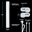 Enbrighten 18 inch Plug-in Under Cabinet Lights, 1245 Lumens, Five White Settings from (2700K-6500K), Full Range Dimmable, One-Touch Sync Control, Linkable Under Counter Lights for Kitchen 82785-T1