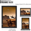A PLUS MAX 6x9 Picture Frame Set of 2, Black Engineered Wood Frame for 6 x 9 Inch Picture Poster Photo, Light Weight 6 by 9 Frame with Wood-grain for Wall - 2 Pack/Black/6