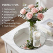 SUREAM Table Mirrors for Centerpieces, 12 Inch Round Mirror Centerpieces for Tables, Circle Candle Plates for Table Centerpieces Wedding Party Decorations(Set of 12, 2mm Thick)