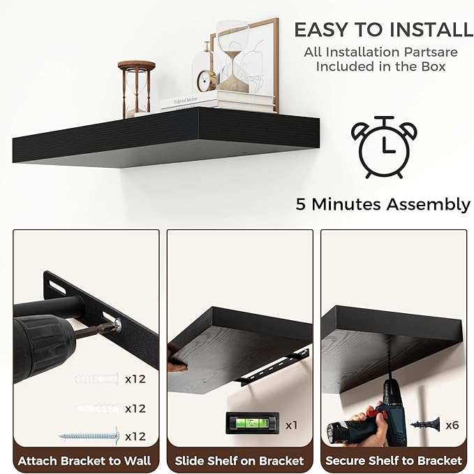 Floating Shelves for Wall, 30