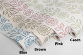 Wudnaye Vintage Floral Peel and Stick Wallpaper Beige Floral Contact Paper 17.7in × 196.8in Tulip Self Adhesive Wallpaper Boho Flowers Removable Waterproof Wall Paper for Bathroom Bedroom Decorative