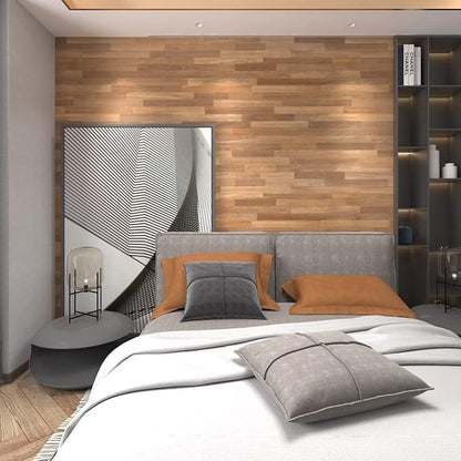 MelunMer Wood Peel and Stick Wallpaper Wood Grain Contact Paper for Cabinets Self Adhesive Removable Wallpaper Faux Wooden Contact Paper for Countertop Decorative Planks Panel 393 in L 15.7 in W