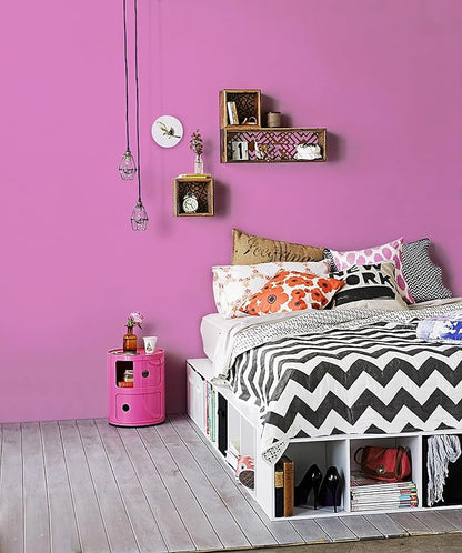 15.7"x197" Pink Peel and Stick Wallpaper Solid Color Pink Wallpaper Contact Paper for Cabinets Self-Adhesive Removable Wallpaper for Girls Bedroom Kids Room Decor Vinyl Roll Matte