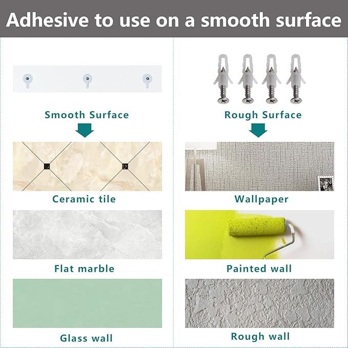Acrylic Shower Shelves 2 Pack, Adhesive Bathroom Shelves No Drill, Clear Acrylic Shower Caddy Wall Mounted Organizer for Inside Shower, Bathroom Storage Shelf