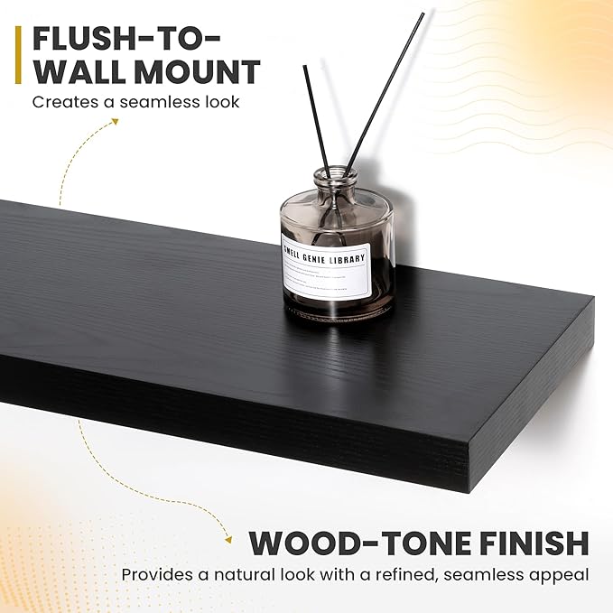 36 Inch Floating Shelves, 9.3