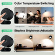 Aomees Wall Lights Battery Operated Wall Sconce, 3 Color Temperatures & 3 Brightness Levels & Remote and Touch 360°Rotation, Mounted Cordless Lamp Magnetic Rechargeable Led Lights for Bedroom 6pcs