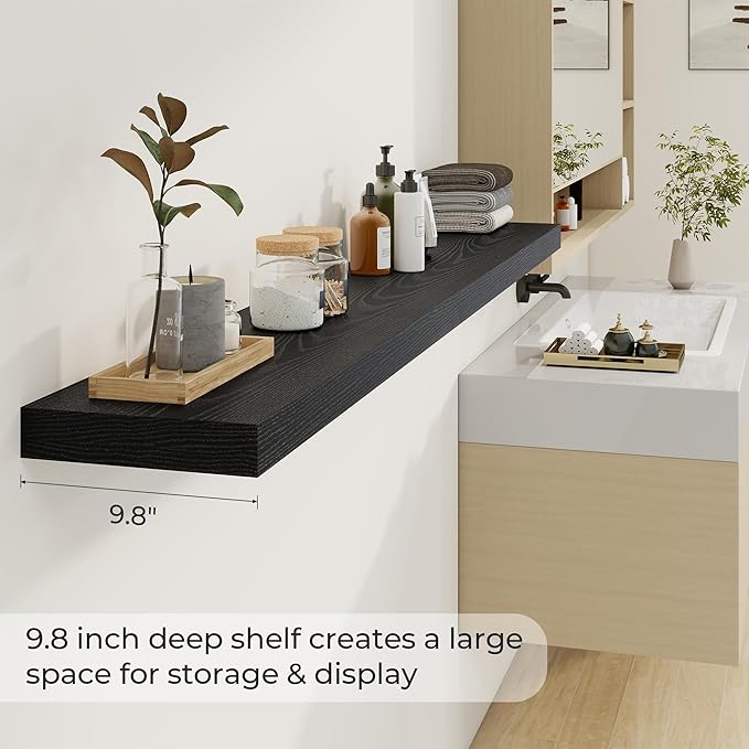 Dreamland 72 Inches Floating Shelves for Wall, 9.8