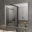 ISKM Silver Framed Mirror for Wal Bathroom Mirror for Wall 40