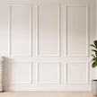 KESHWELL Premade Wall Panels,6 Frame Wall Panels for Interior Wall Decor,Accent Molding Kit,Pre-Cut Wainscoting Panels,Wall Molding Trim for Home Bedroom Livingroom Decor (6 Set,54 x 24'',24x24'')