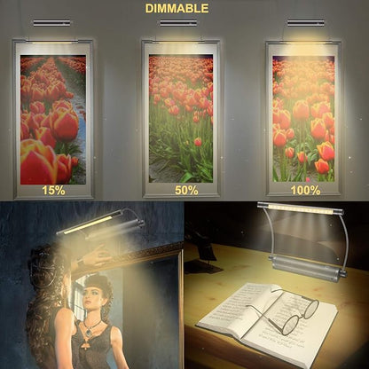 HONWELL Picture Light Cordless Display Lights Battery Powered LED Accent Light Remote Control Uplight Artwork Lighting, Swivel Lamp Head with Timer Dimmer, Stick Art Lights for Painting Frame Mirror