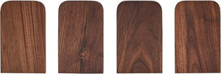 Pandapark Wood,Non-Skid Bookend for Shelves,Heavy Duty,Book Stand for CDs,1 Pair