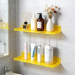 Floating Shelves for Wall Acrylic Wall Shelves for Bedroom Bathroom Living Room Kitchen 16.5X5.5'', Pack of 2, Neon Yellow