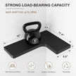 fuqing Corner Floating Shelves for Storage, Set of 3, Solid Wood, Wall Mount Wooden Display Shelf for Bathroom Bedroom Kitchen Garage, Black