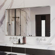 ISKM Silver Framed Mirror for Wal Bathroom Mirror for Wall 51