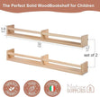 Nursery Shelves for Wall 32inches Set of 2，Natural Wood Wall Bookshelves for Kids Room - Floating Nursery Bookshelves (32inches Set of 2)