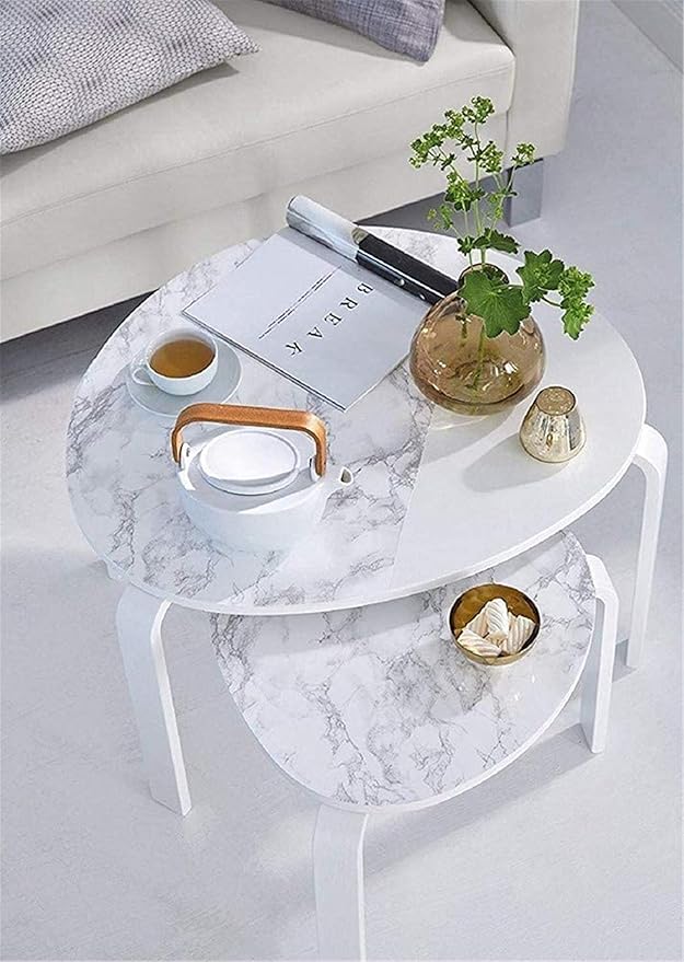 Yancorp 16" x 32.8ft White Gray Contact Paper Marble Wallpaper Peel and Stick Countertops Backsplash for Kitchen Waterproof Renter Friendly Wallpaper Papel Tapiz para Pared
