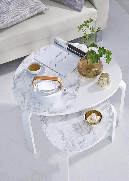 Yancorp White Gray Contact Paper Marble Wallpaper Peel and Stick Countertops Backsplash for Kitchen Waterproof Renter Friendly Wallpaper Papel Tapiz para Pared (11.8"X120")