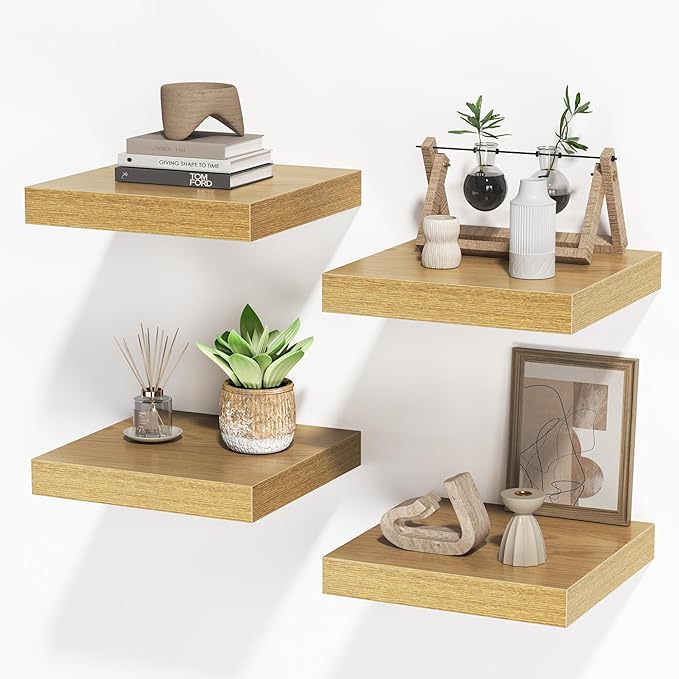 Square Floating Shelves for Wall, 10