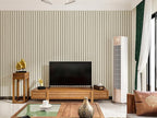 Wallpaper Peel and Stick Wood Grating Stripe Self-Adhesive Wallpaper Faux Wood Contact Paper Wood Slats Self Adhesive Wall Paper PVC Vinyl Film Removable Waterproof (Wood C, 17.3