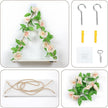 Shelf for Wall,Floating Shelves,Floating Shelves for Wall No Drilling,Adhesive Shelves,Command Strip Shelf,Room Decor Aesthetic,Plant Shelf Wall,Whimsical Decor,2-Piece Set(Champagne flowers)