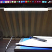 TrueColor USB-Powered LED Light Bar with Frosted Cover for Under Cabinet, Under Monitor, TV Backlight – Easy-Install - Adhesive & Mounting Brackets Included - 100,000 Hours Lifetime (12