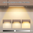 Silicone Under Cabinet Lighting Kit, 12 Inch Linkable LED Strip Lights Work with Alexa, Dimmable, Remote Control, Smart App, 6 Pack White Light for Closet, Shelf, Workbench, Desk (Warm White)
