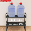 16.5-27’’L Expandable Stackable Cabinet Shelves, Adjustable Spice Rack Cabinet Shelf Organizer for Kitchen, Countertop, Pantry and Cupboard, Black