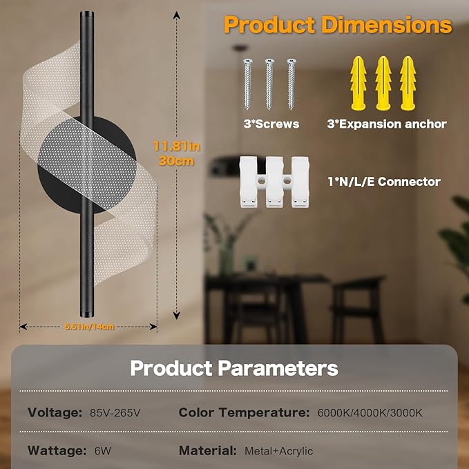Modern LED Wall Sconce - 12