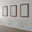 Pangda 3 Set Peel and Stick Accent Wall Molding Kit Inner and Outer Layers Style Premade Wainscoting Panels for Walls Picture Frame Molding for Home Decoration(40''x20'',Square)