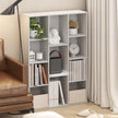 Furinno LUDER Book Shelf, 11-Cube Bookshelf, Reversible Bookcase, 9.4 x 29.1 x 41.7, for Living Room, Bedroom, Home Office, White