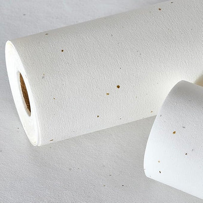Matte White Grasscloth Textured Wallpaper Natural&Neutral&Handmade Style Thick Peel and Stick Removable for Bedroom,Office,Cabinet(16.5”x236.2”)(Herbaceous Coffee&Silver Powder) M12