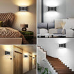 TRLIFE Modern Wall Sconces, 3000K/4000K/6000K Selectable and Dimmable LED Wall Sconce 12W Aluminum Wall Mounted Light Hardwired Wall Sconces for Bedroom Bedside Living Room Hallway(Black, 1 Pack)