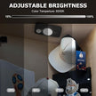 LED Motion Sensor Puck Lights, Rechargeable Cabinet Lights, Stick on Wireless LED Night Light for Closet, Drawer, Shelf, Under Cabinet, Daylight White 4Pack, USB Charging Cord Included
