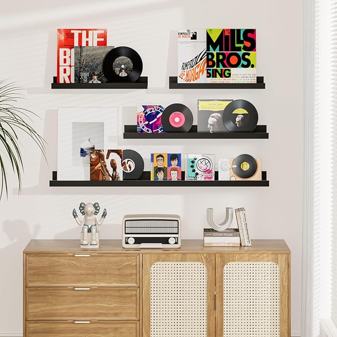 Heimlove Floating Shelves Set of 6, 16