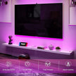 BAMEOS Floating Shelves with RGB LED, 31