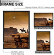 A PLUS MAX 16x23 Picture Frame, Black Engineered Wood Frame for 16 x 23 Inch Picture Poster Photo, Light Weight 16 by 23 Frame with Wood-grain for Wall - 1 Pack/Black/16 x23