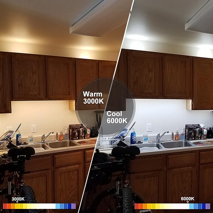 LDOPTO Battery Operated Lights with Remote Wireless Dimmable Under Cabinet Counter Lights for Kitchen LED Closet Lights with Timer for Kitchen Shelf Hallway Stairs,Multiple Colors 6 Pack