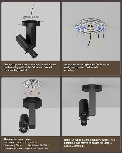 Glendan LED Picture Light: Adjustable Aperture with Zoomable Projection — 2700–6500K High CRI Flicker-Free Smart Control — Perfect Art Light for Artwork in Museums and Galleries