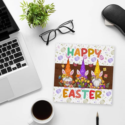 Easter Decorations Indoor Easter Party Gnomes Decorations Farmhouse Easter Gnomes Sign for Home Room Badroom Bathroom Office Table Mantle Desk Decor