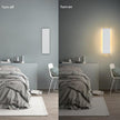 KICAAO 15.7in White Modern Wall Sconce 2-Pack,16W Indoor Vanity Light Up and Down LED Vanity Light for Bathroom Wall Lighting Fixtures Not Dimmable Not Plug (Warm Light 3000K)