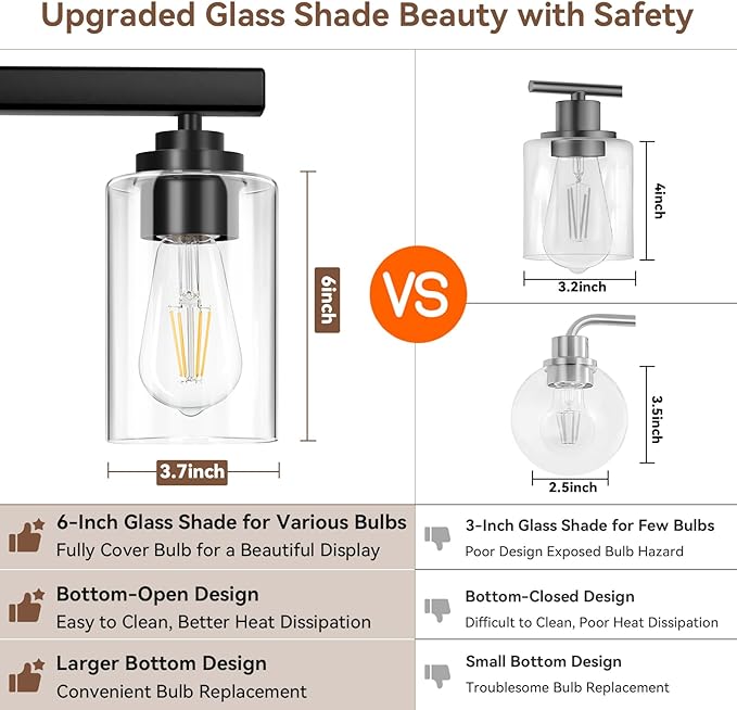 8-Light Bathroom Light Fixtures, 51