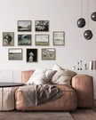 InSimSea Meadow with Flowers Painting Wall Art Prints, Framed, Canvas, Classical Scenery Eclectic Wall Decor For Home Office Living Room Bathroom (8x10in/20x25cm)