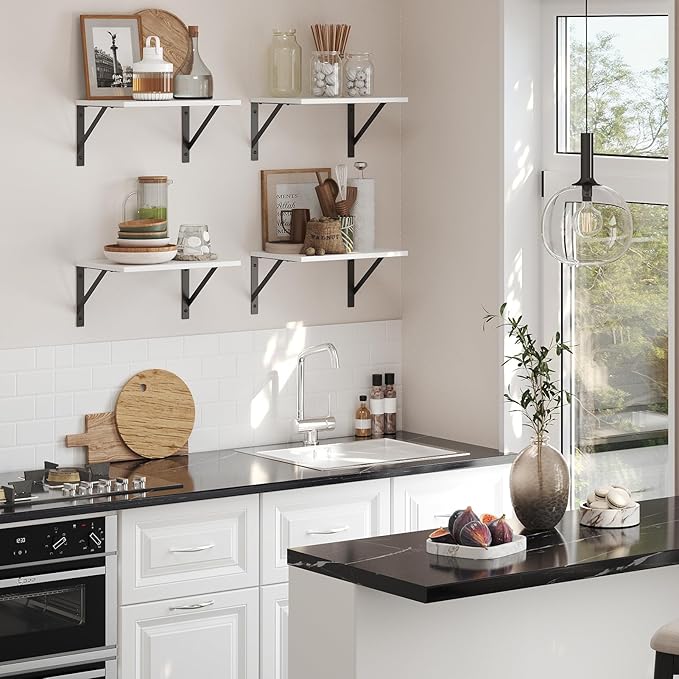 DINZI LVJ Deep Floating Shelves, 16 W x 12