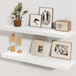 Fun Memories White Floating Shelves 36 Inch Long, 8 Inch Deep Floating Shelf for Wall, 36
