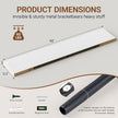 Heimlove Floating Shelves for Wall 48 Inches Long,9.3