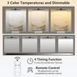MIOBLUE Rechargeable Picture Lights for Wall, Painting Light Battery Powered with Remote, Art Lights Picture Frame Lights,Dartboard Light with 3 Color Temperatures