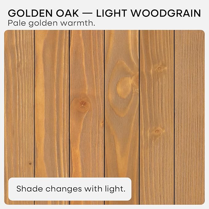 Homeforia 12 inch Golden Oak Floating Shelf, High End Solid Real Wood 12inch Small Floating Shelves for Wall Mounted, Oak Wooden 12in Floating Shelves, Heavy Duty Bracket, 12 X 6.5 X 1.75 in, Set of 4